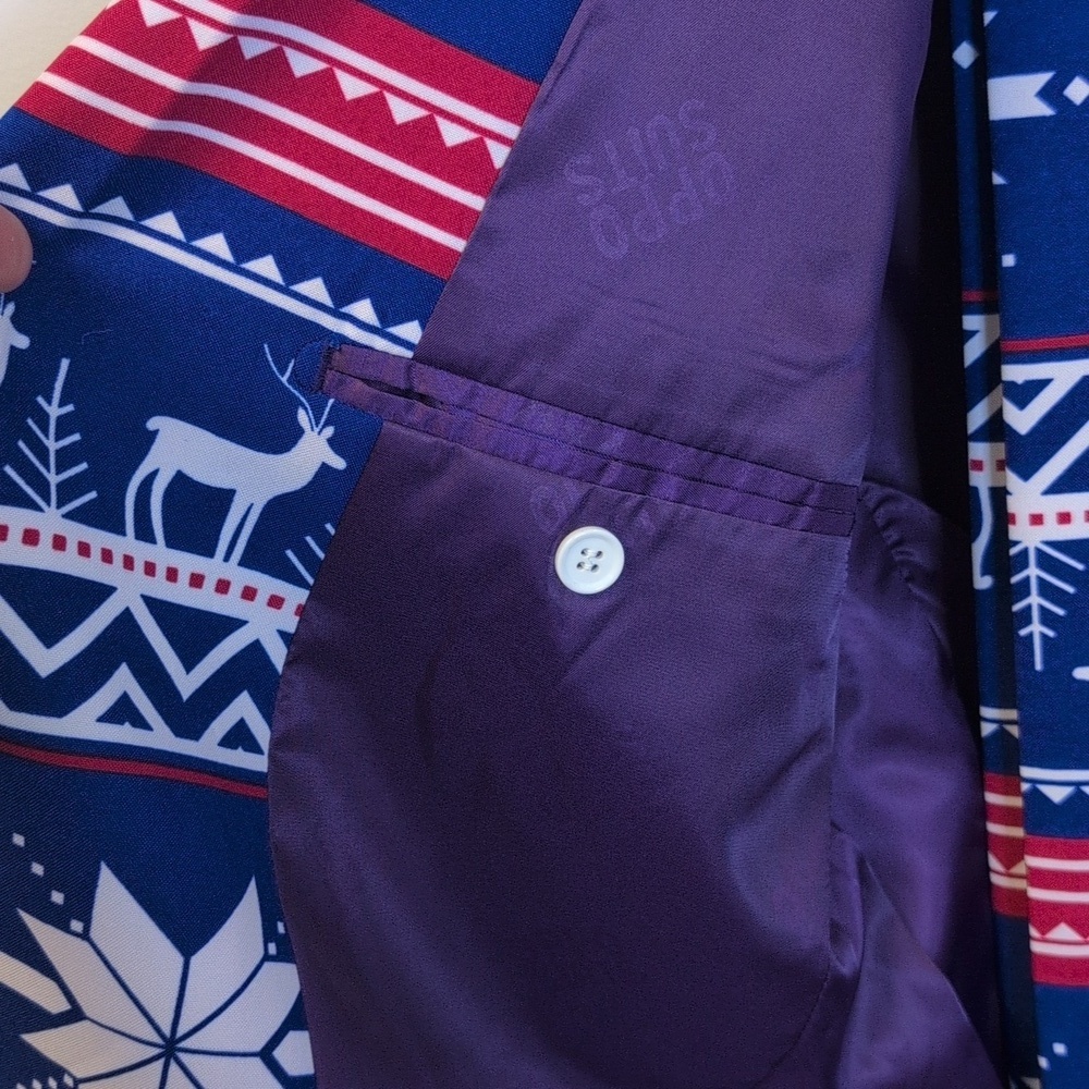 OppoSuits The Rudolph Men's Christmas Suit 42 - Picture 7 of 16